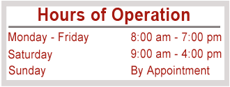 Hours of Operation